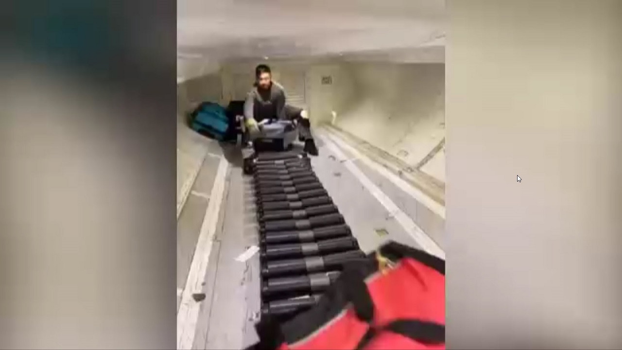 چمدون‌ها رو اینجوری میچینن تو هواپیما