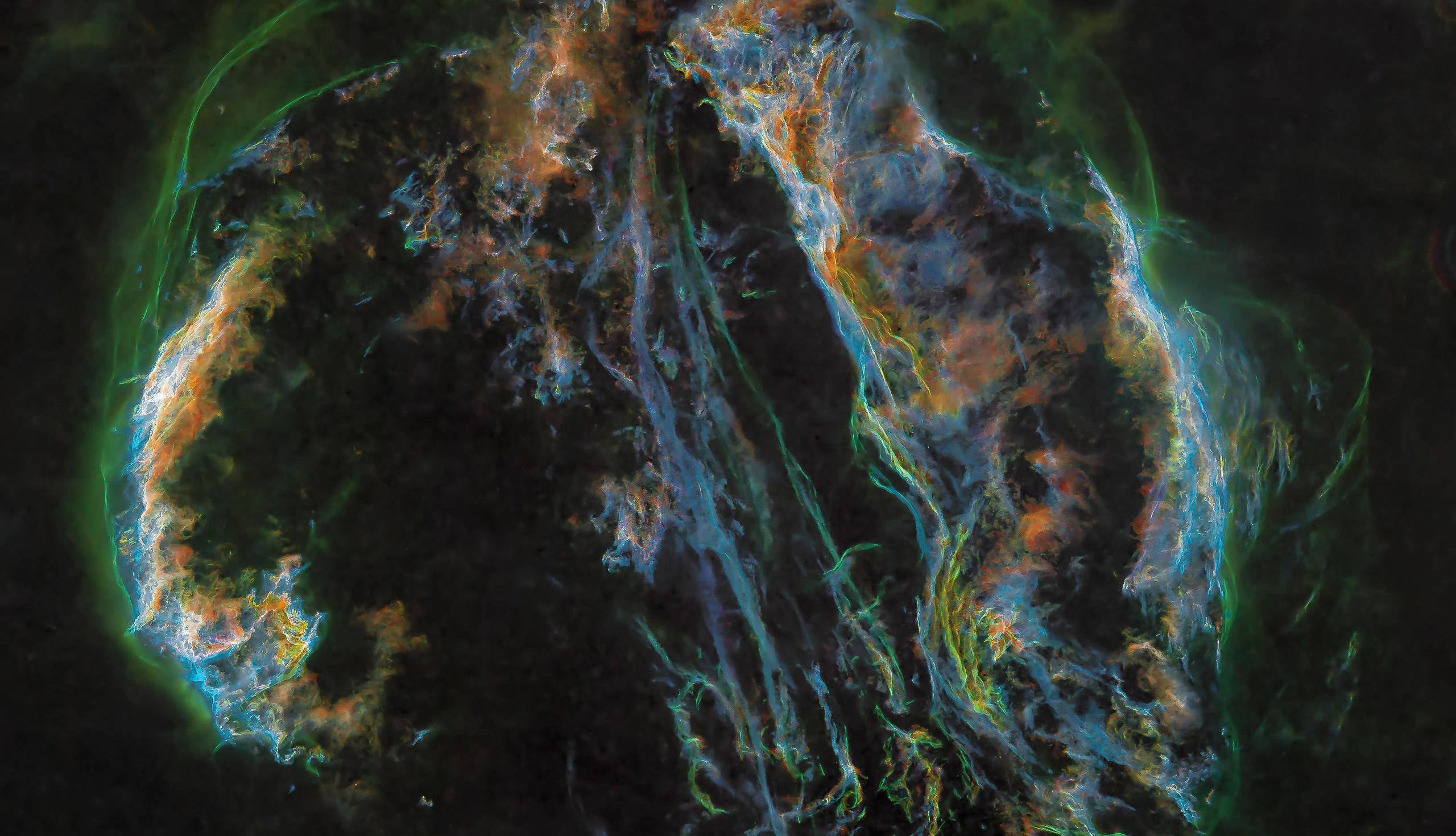 تصویر روز ناسا: پرده کیهانی درخشان