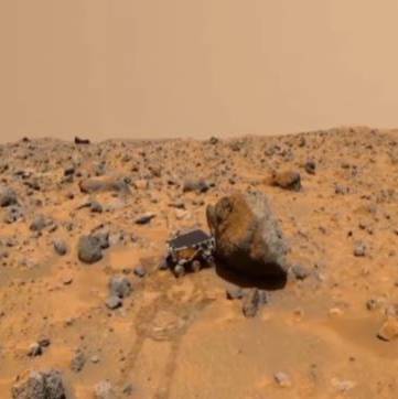 نمای 360 درجه از مریخ