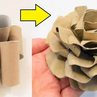 ایده درست کردن گل از بازیافت
