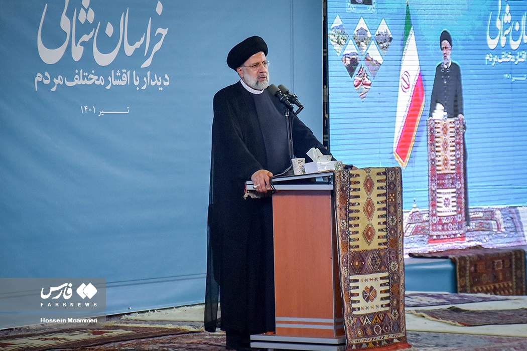 دیدار رئیس‌جمهور با مردم خراسان‌شمالی