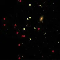 هفت کهکشان کوتوله در کنار کهکشانی بزرگتر