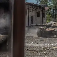نیروهای اوکراینی در حال دور شدن از شهر سورودوینسک