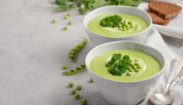 سوپ نخود فرنگی با برنج را امتحان کنید سوپ نخود فرنگی با برنج را امتحان کنید