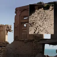 زلزله چارک ۳۰ درصد قلعه تاریخی آل علی هرمزگان را تخریب کرد