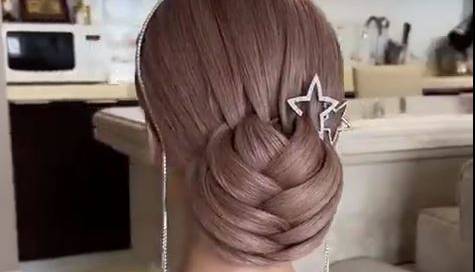 شنیون حرفه ای برای مجالس عروسی