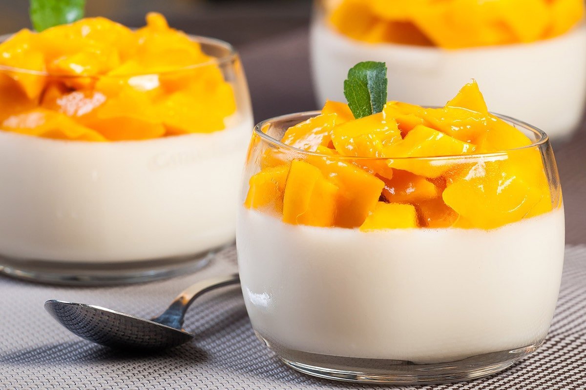 نحوه درست کردن «دسر انبه» خوش طعم