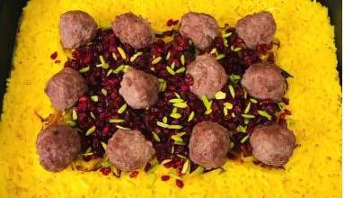 ترفند تهیه ته چین گوشت زعفرانی همه پسند