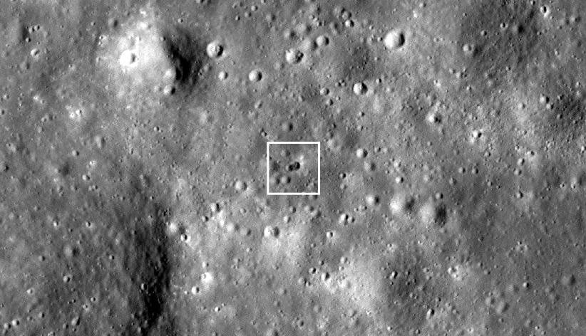 زباله‌ی فضایی انسان یک دهانه‌ی برخوردی عجیب در ماه ایجاد کرده است
