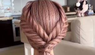 بافت شیک و شکیل دو طرفه موها