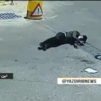 اقدام ارزشمند شهروند یزدی در مواجهه با موتورسوار حادثه‌دیده