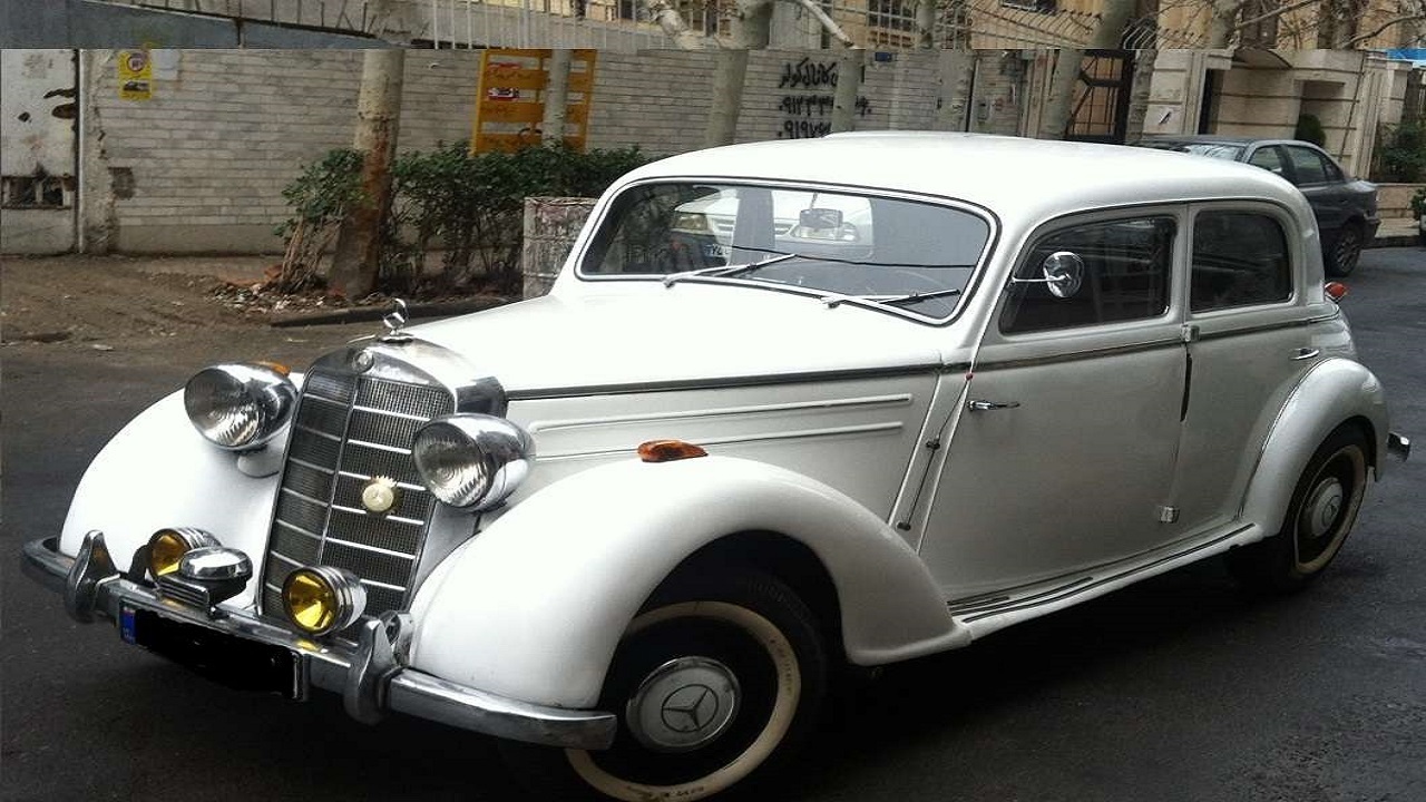 روشن شدن بنز جا مانده از جنگ جهانی دوم