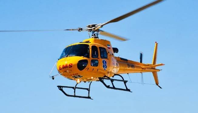 اورژانس هوایی برای نجات جان کودک 3 ساله تاکستانی به پرواز درآمد