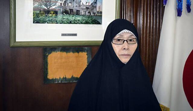 پیام‌هایی برای درگذشت مادر ژاپنی شهید محمد بابایی