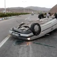 ۳ کشته بر اثر واژگونی خودروی سواری در محور ساوه-همدان