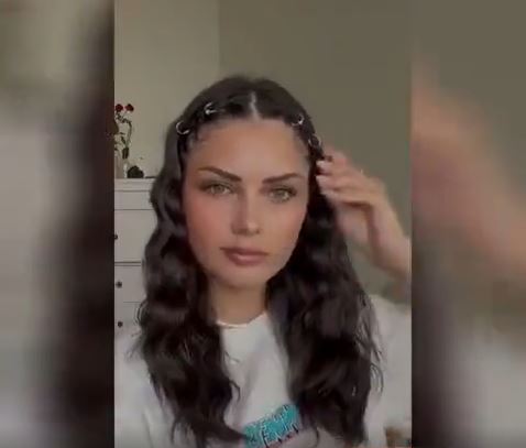 بافت جلوی مو برای استایل دخترانه بافت جلوی مو برای استایل دخترانه