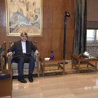 پایان ماموریت سفیر ایران در بیروت و دیدار خداحافظی با نبیه‌بری
