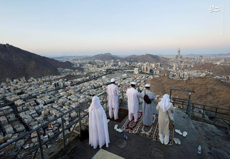 عکس/ اولین مراسم حج پس از همه گیری کرونا