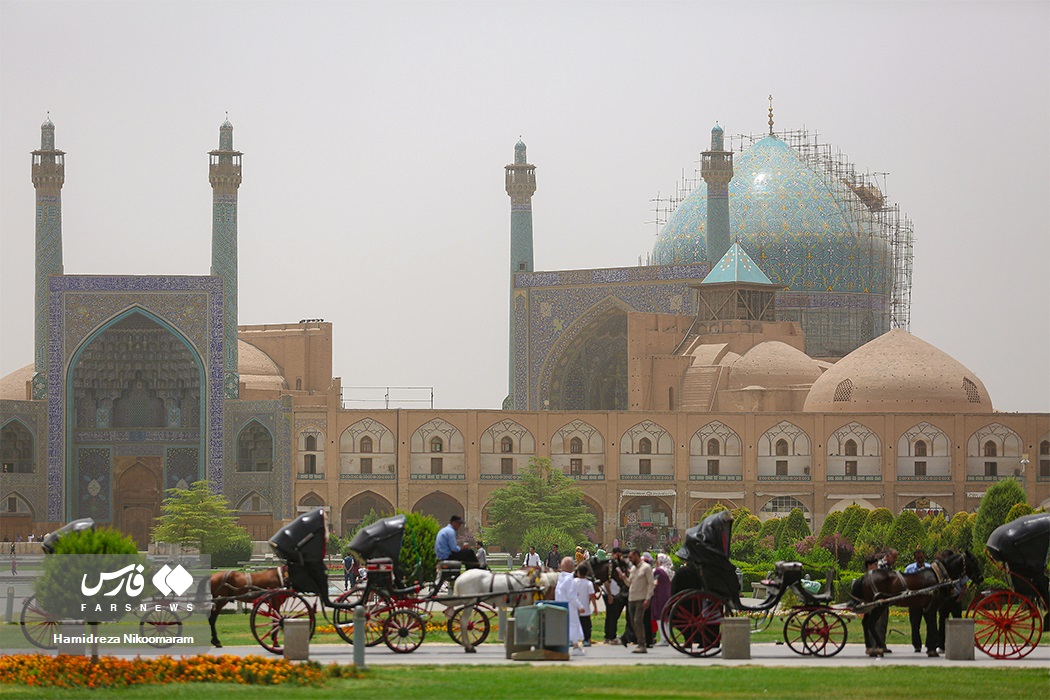 عکس/ اصفهان از نفس افتاد