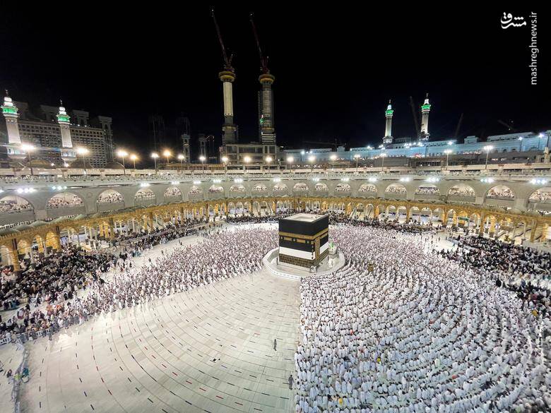 عکس/ اولین مراسم حج پس از همه گیری کرونا