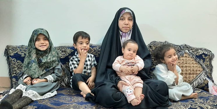 جوان‌ترین مادر ایرانی با ۴ فرزند