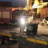 تخریب یک مغازه در شوشتر بر اثر انفجار گاز