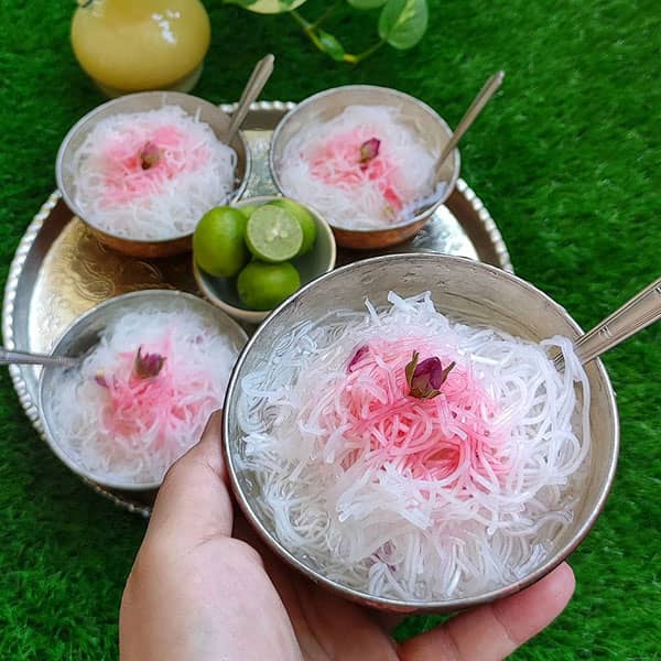 فوت و فن درست کردن «فالوده شیرازی» خوش طعم و عطر