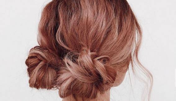 ایده داشتن شنیون زیبا در خانه