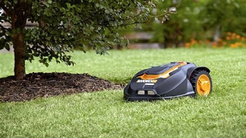 مینی ربات چمن زن ضد سرقت