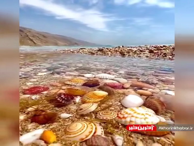 سواحل زیبا و رنگی هرمزگان