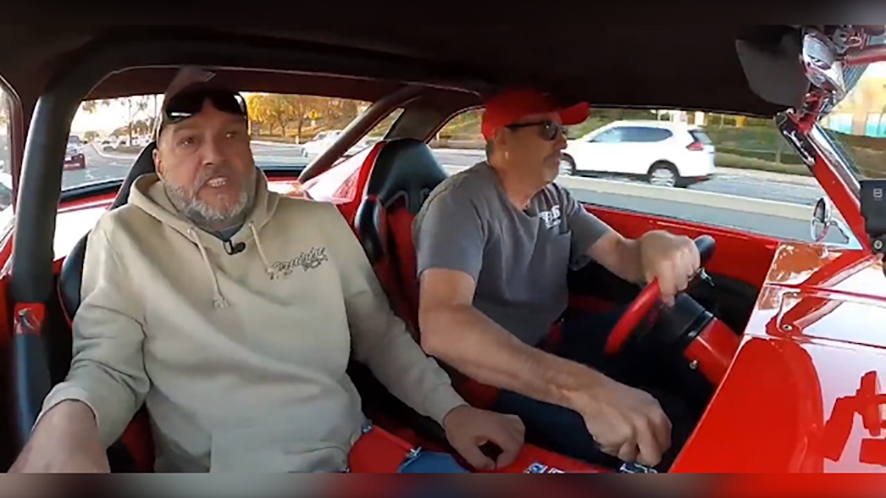 ترمز بریدن یک خودروی کلاسیک