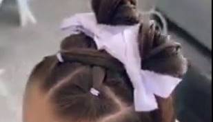 ایده ای ساده برای بستن موهای دختر بچه ها