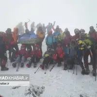 صعود کوهنوردان دشتستانی به قله آرارات ترکیه