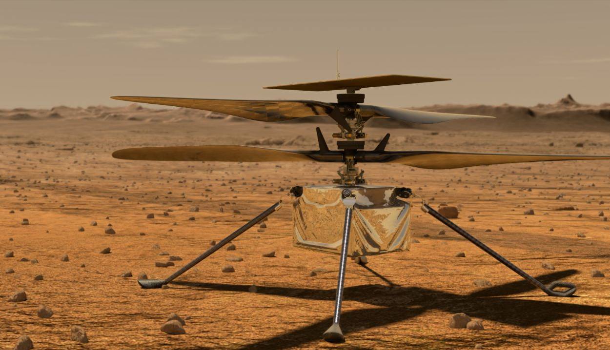 هلیکوپتر نبوغ به دلیل شرایط بد جو مریخ، تا اطلاع ثانوی استراحت می‌‌‌کند