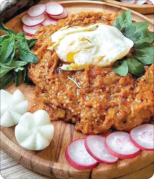 ترفندهای پخت میرزا قاسمی به سبک گیلانی