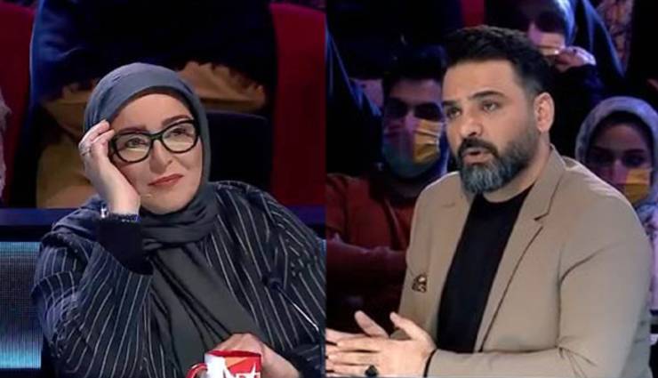 شوخی خنده دار احسان علیخانی با «ژاله صامتی»