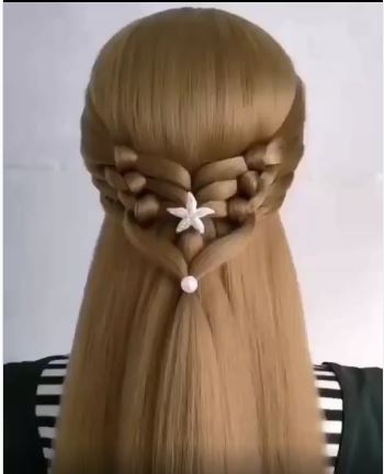 بافت موی مدل دار در هنر شنیون