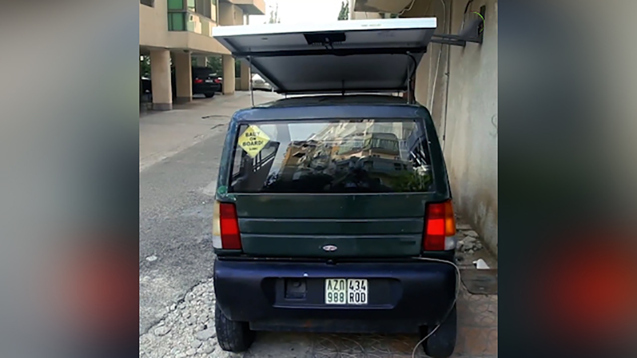 ابتکار یک جوان لبنانی در تولید خودروی برقی