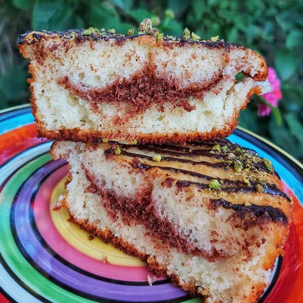 کیک سینامون خوشمزه و ساده به روش خانگی