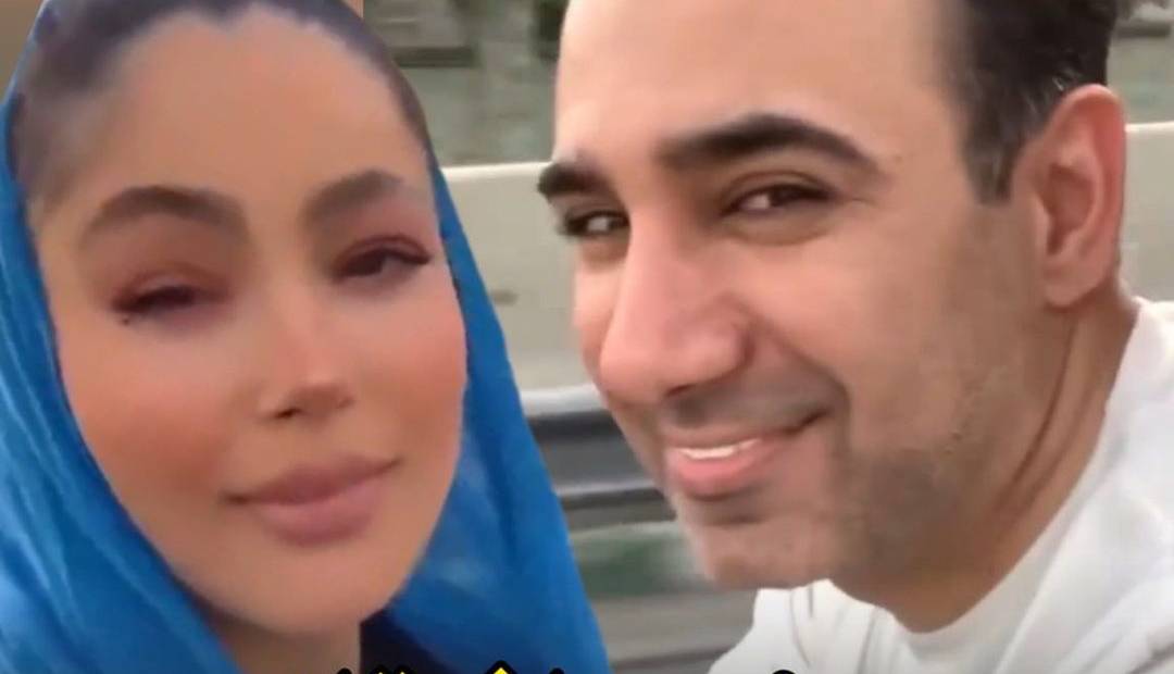 موتورسواری عاشقانه شاهین صمدپور و نامزدش