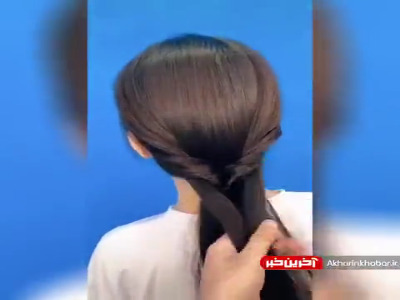 ایده ساده برای بافت ساده و شیک موها