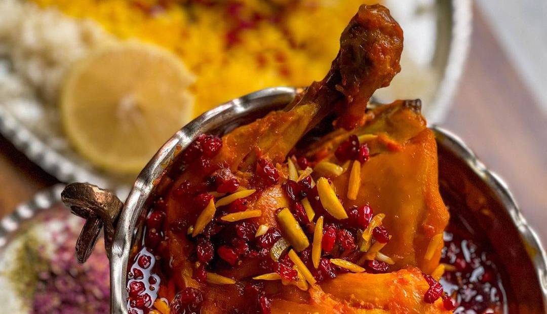 فوت و فن زرشک پلو با مرغ رستورانی