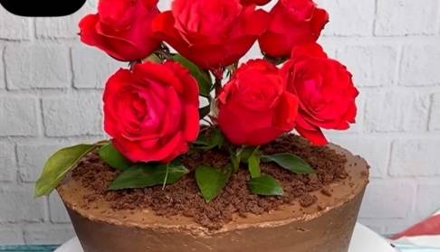 ترفند کیک گلدونی ساده و راحت