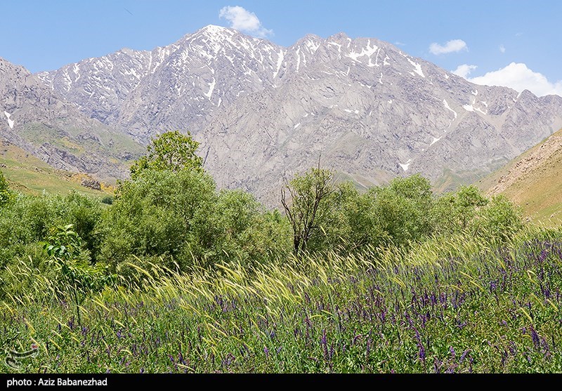 عکس/ کوه پایه اشترانکوه در روستای "کمندان" لرستان