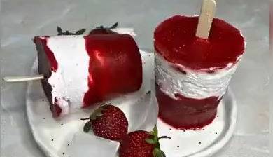 بستنی میوه ای در خانه تهیه کنید بستنی میوه ای در خانه تهیه کنید