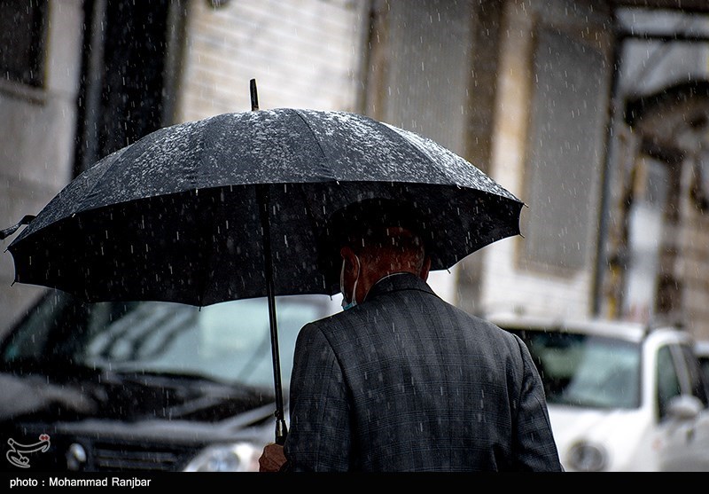 عکس/ بارش باران تابستانی در رشت