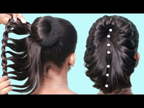 ایده شنیون خاص برای موهای بلند