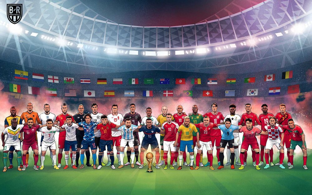 کاریکاتور/ تمام کاپیتان‌های جام جهانی قطر در یک قاب!