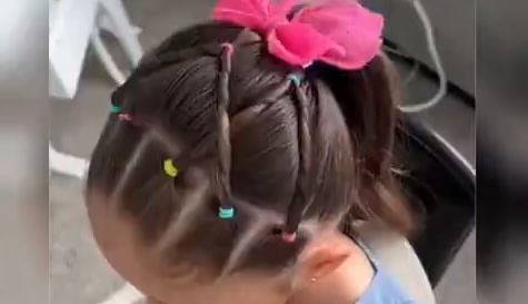 آموزش ساده از مدل موی بچگانه