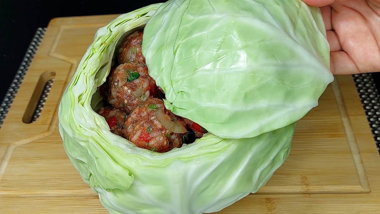 روشی جالب برای پخت غذا با کلم